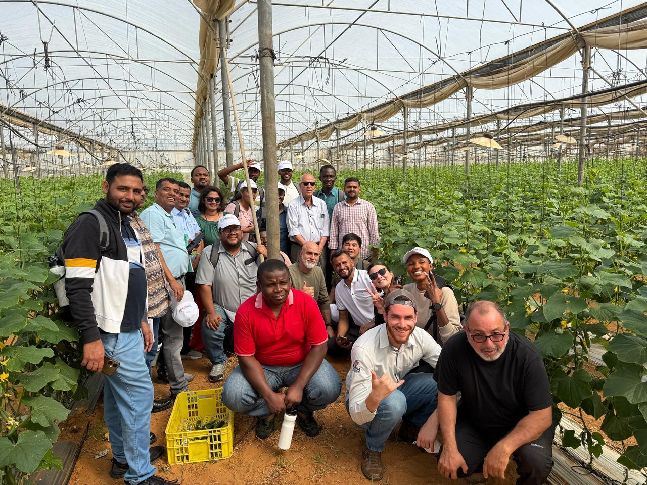 Agri-Impact’s Sena Asare trained in Israel on vegetable production under arid conditions